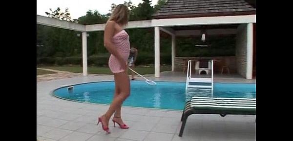  Frank Major & Viktoria Blonde (The Pool Attendant) big dick